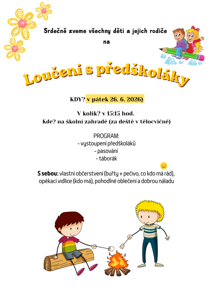 Loučení s&nbsp;předškoláky